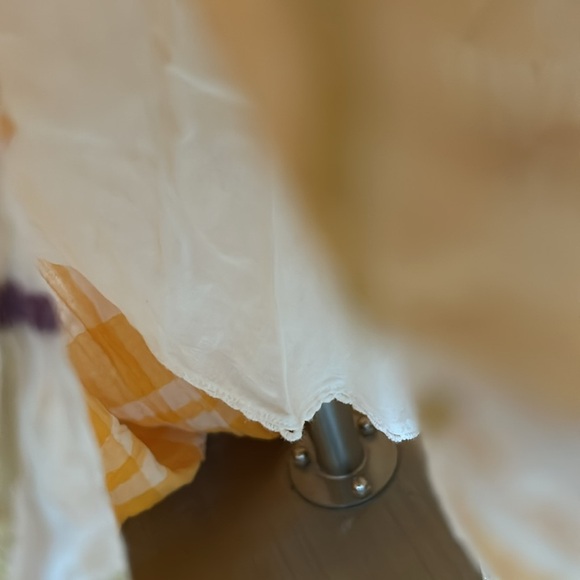 Yellow and White Maxi Dress - Picture 11 of 12